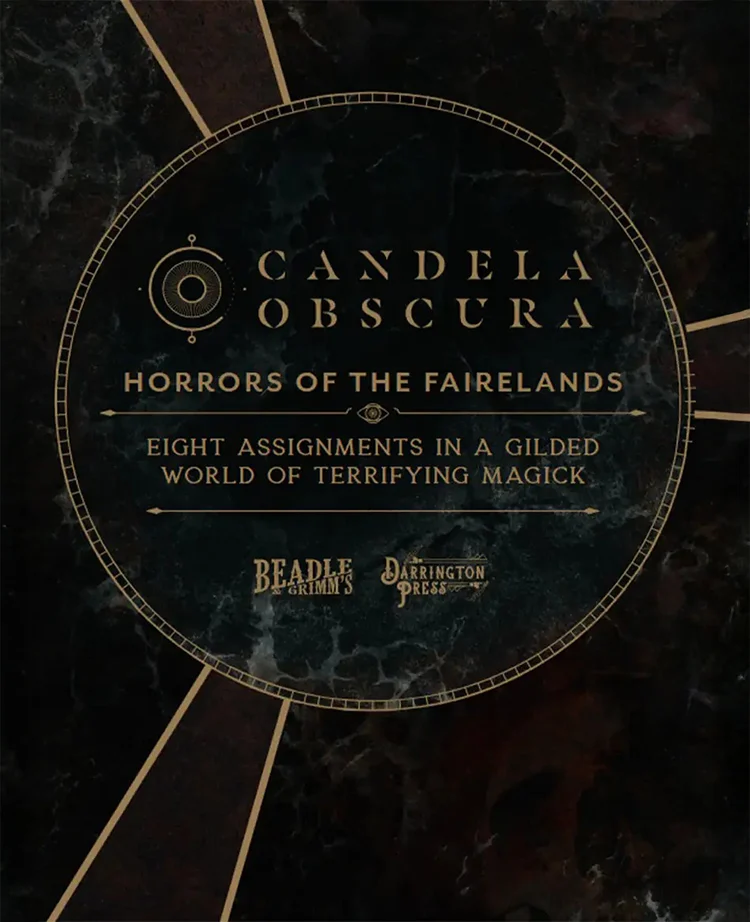 Cover der Abenteuer-Anthologie Horrors of the Fairelands für Candela Obscura
